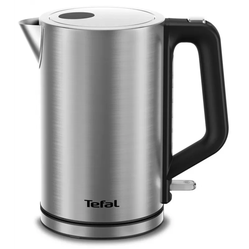 Tefal Bronx KI513D10 hervidor eléctrico, 1,7 l, 2400 W, acero inoxidable, base giratoria, filtro, plateado