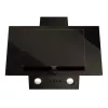 Campana extractora de pared vertical Eco Duo Glas negra