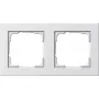 Gira E2 021222 marco de 2 elementos, blanco