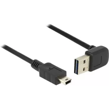 Cable USB DeLOCK 85184 USB 2.0 0,5 m USB A Mini-USB B negro