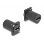 Módulo tipo D DeLOCK DisplayPort conector hembra a conector hembra 4K negro