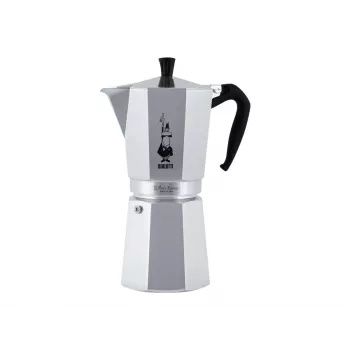 Bialetti Moka Express - plateada - aluminio - para 18 tazas