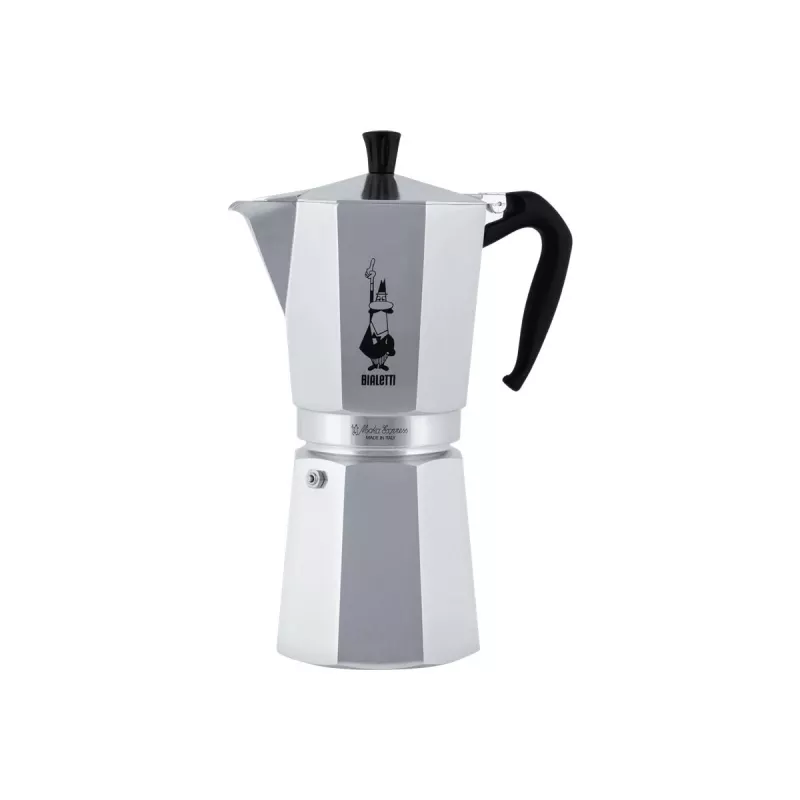 Bialetti Moka Express - plateada - aluminio - para 18 tazas