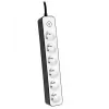 Regleta TRACER Zebra 1,5 m 6 tomas