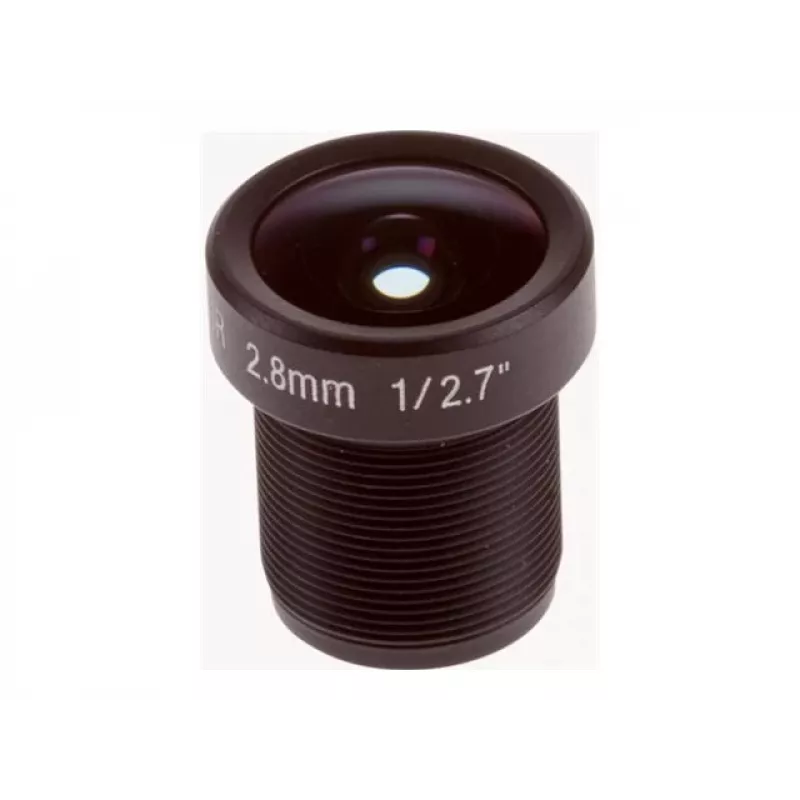 Axis 03074-001 objetivo megapíxel M12 2,8 mm F1.2, iris fijo, para P3905-R Mk III y M3905-R, paquete de 10 unidades