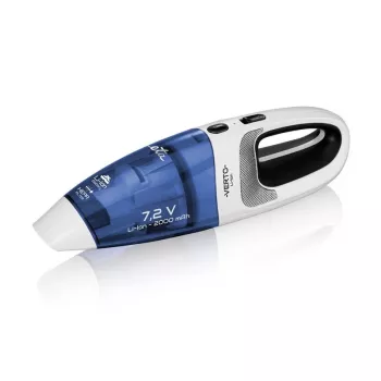 Aspirador de mano ETA ETA144290000 — en seco y en húmedo, HEPA, ciclónico, 0,5 L, 15 min de autonomía, 1,03 kg, blanco/azul