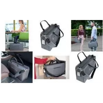Bolso de hombro Sigel Desk Sharing Bag BA413 gris oscuro unisex grande