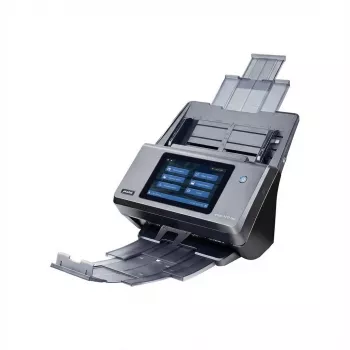 Escáner de documentos PLUSTEK eScan A 450 Pro — 600 dpi, pantalla táctil de 10,1 pulgadas, escáner de sobremesa con alimentador