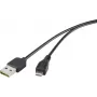 Renkforce cable USB 2.0 A/Micro-B 1,8 m con conector reversible
