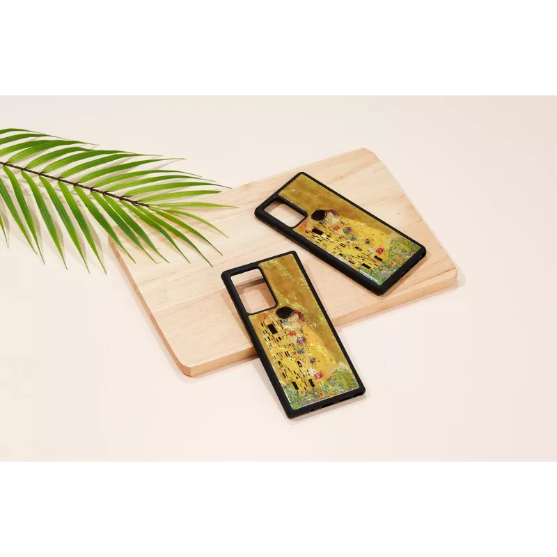 Funda protectora iKins para Samsung Galaxy Note 20 – diseño Kiss negra
