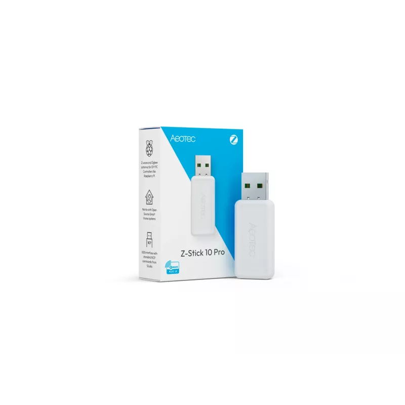 Adaptador USB Z-Wave y Zigbee AEOTEC AEOEZWA060 Pro – puerta de enlace USB de doble protocolo para la integración del hogar inteligente