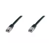 Cable de red Digitus CAT 5e SF/UTP cable de parcheo negro 5m