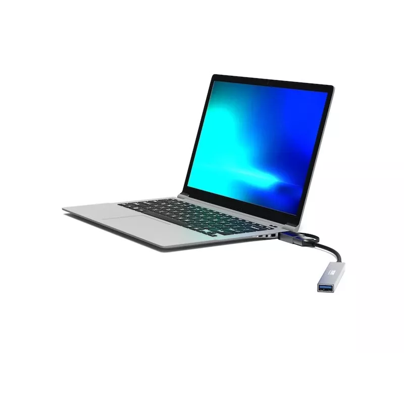 PORT CONNECT | HUB USB-C/USB-A 4 puertos USB-A 3.0 5Gbps | 900160