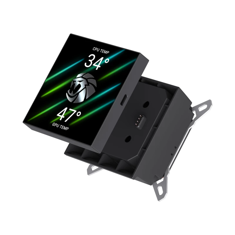 Refrigeración líquida para CPU Gamemax | GLACIER 240 LCD BK | Intel, AMD