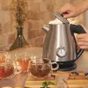 Cecotec Thermosense 620 Retro Steel Hervidor eléctrico 1,7 l 2200 W acero inoxidable