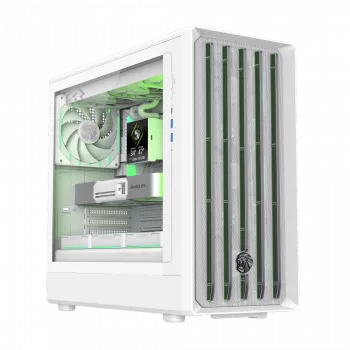Caja Gamemax | CLAW 460 WH | blanca | Mid-Tower | fuente de alimentación no incluida
