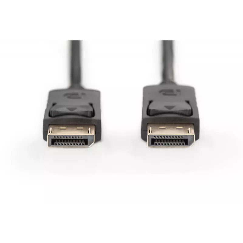 Cable de conexión DisplayPort con bloqueo 1080p 60Hz FHD Type DP / DP macho / macho negro 3m