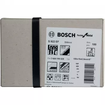Hoja de sierra de calar/calar de marquetería/sable Bosch 2 608 656 028 bimetálica 100 uds.