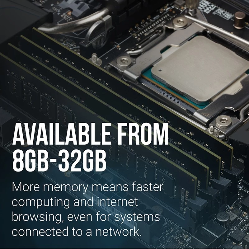 PNY MD16GSD43200-TB, 16 GB, 1 x 16 GB, DDR4, 3200 MHz, DIMM de 288 pines