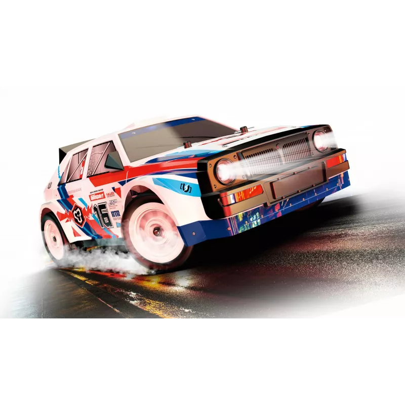Amewi LR16 vehículo rallye drift radiocontrol modelo RC coche de rally motor eléctrico 1:16 (21092)