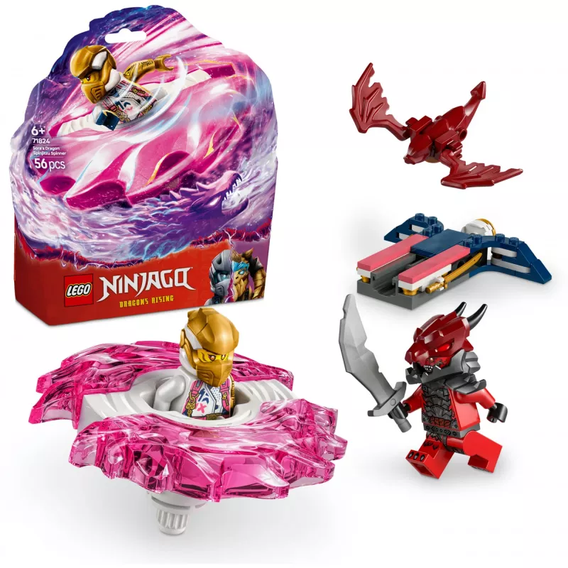 LEGO NINJAGO 71824 Peonza Spinjitzu dragón de Sora