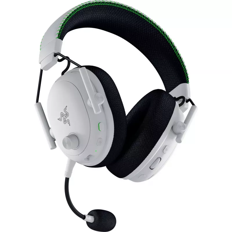 Auriculares Razer BlackShark V3 Pro con cable e inalámbricos Bluetooth blancos