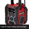 Radio portátil EINHELL TE-CR 18 Li DAB+ FM Bluetooth USB, a batería (compatible con TE-CR 18 Li)