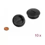 Tapa de cierre negra nailon DeLOCK 60234