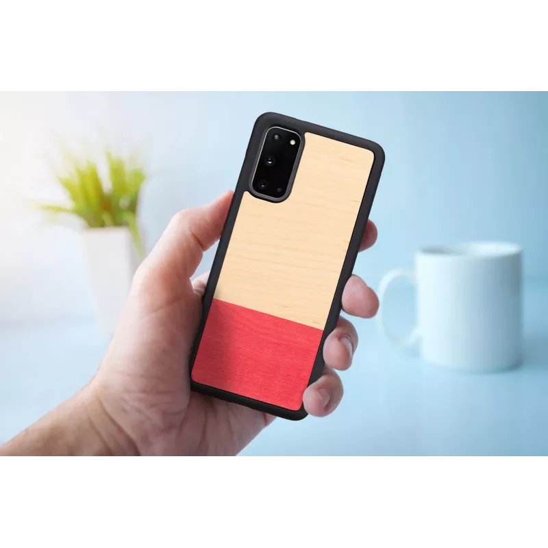 Funda para smartphone man and wood Galaxy S20 Miss Match negra — cubierta trasera protectora para Samsung Galaxy S20