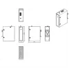 Convertidor DC-DC ALLNET ALL-B101 12–24VDC a 48–54VDC, hasta 200W