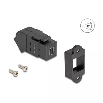 Adaptador de cable DeLOCK 67154 Mini DisplayPort DisplayPort negro