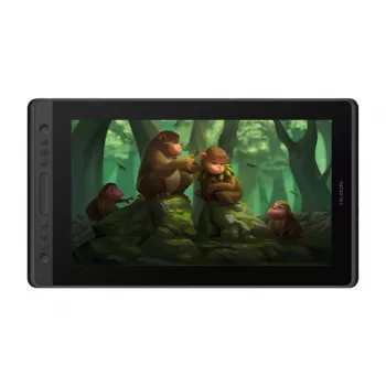 Tableta gráfica HUION Kamvas Pro 16 – 15,6 pulgadas IPS, 1920×1080, superficie de trabajo de 344,2×193,6 mm, 8192 niveles de presión, USB con cable