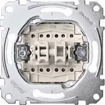 MERTEN mecanismo conmutador doble MEG3126-0000 10AX AC 250V MEG3126-0000 MEG3126-0000 (MEG3126-0000)
