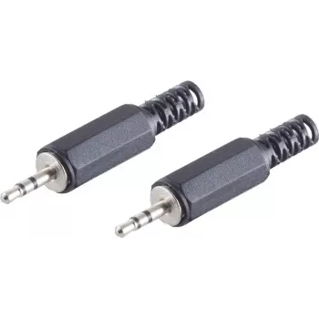 Conector de cable ShiverPeaks BS51301-2 2,5 mm negro conector macho 2 uds.
