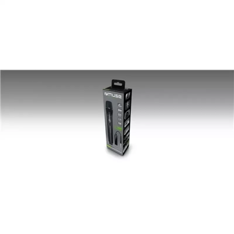 Muse MC-30 WI Micrófono Negro Micrófono inalámbrico