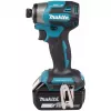 Makita DTD173RTJ atornillador de impacto a batería, 3600 rpm, con baterías, cargador y maletín, azul/negro