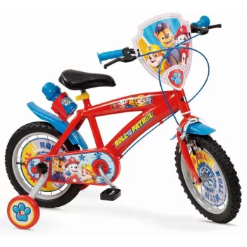 Bicicleta infantil 14 Paw Patrol roja 1478 niño NEU TOIMSA