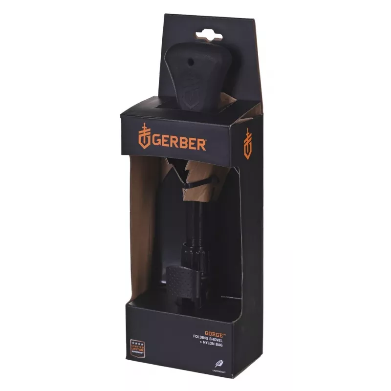 Gerber 22-41578 Pala/recogedor Negro