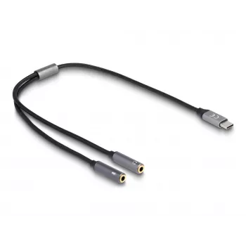 Adaptador DAC USB Type-C DeLOCK 66616 24 Bit 96 kHz 2 x 3,5 mm