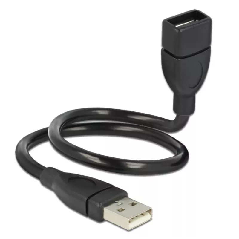 Cable USB DeLOCK 35cm USB 2.0 83498 negro