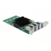 DeLOCK tarjeta PCI Express x4 a 4 x externo USB 3.0 Quad Channel - formato Low Profile