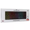 Teclado mecánico White Shark Nagamaki negro — distribución US, interruptores mecánicos rojos