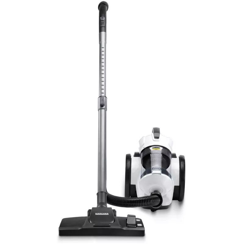 Aspirador de cilindro Karcher VC 3 — aspirador en seco para el hogar, 700 W, 0,9 L sin bolsa, HEPA 13, tubo telescópico, manguera de 1,5 m