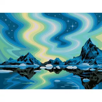 Set de pintura Ravensburger CreArt Canvas Edition Northern Lights de Ravensburger (MPN 23907)
