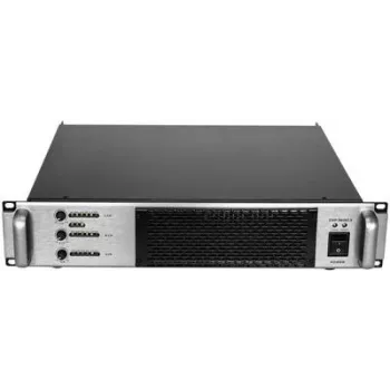 Amplificador de PA Omnitronic A-3603 — 800 W RMS por canal a 4 Ω