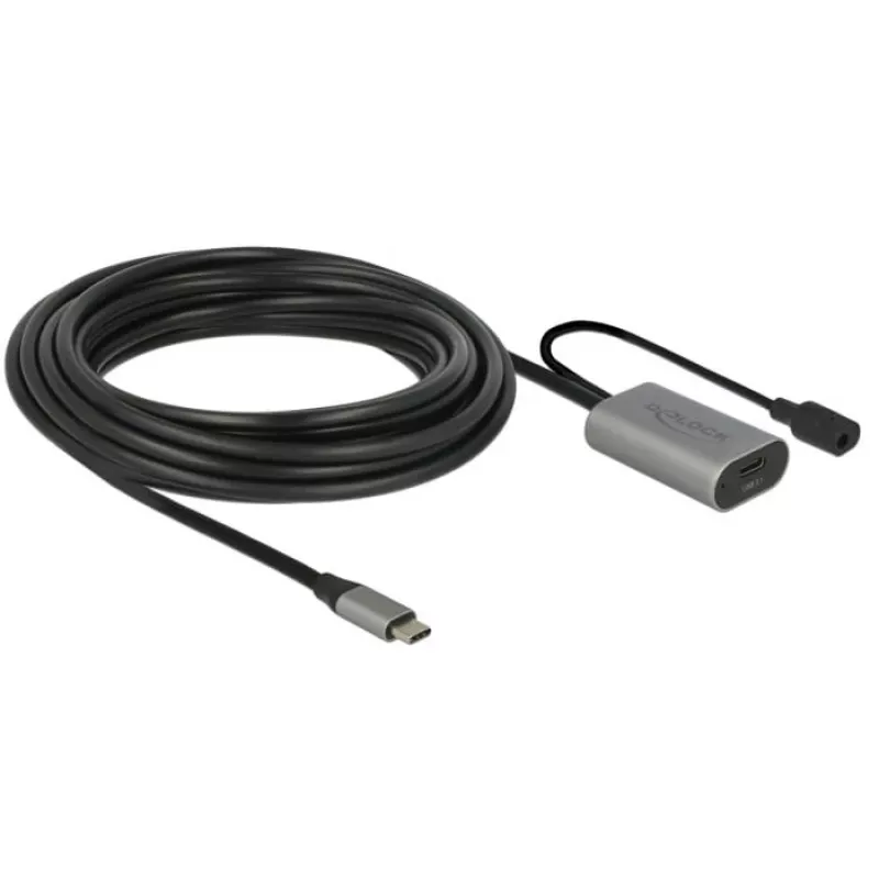 Delock USB-C Cable alargador activo, 5 m, USB 5 Gbps (USB-20225 / 85392)