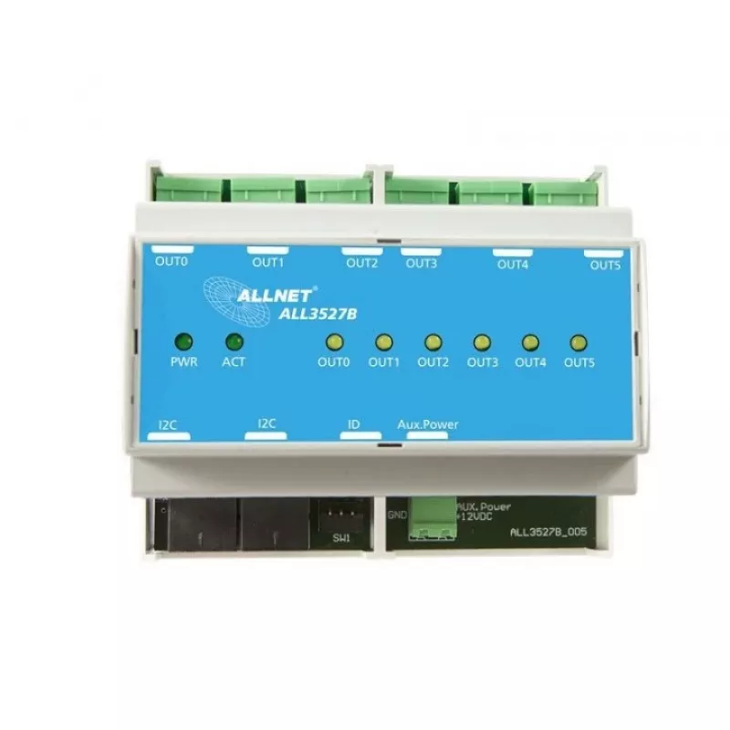 Relé eléctrico ALLNET ALL3527B azul blanco