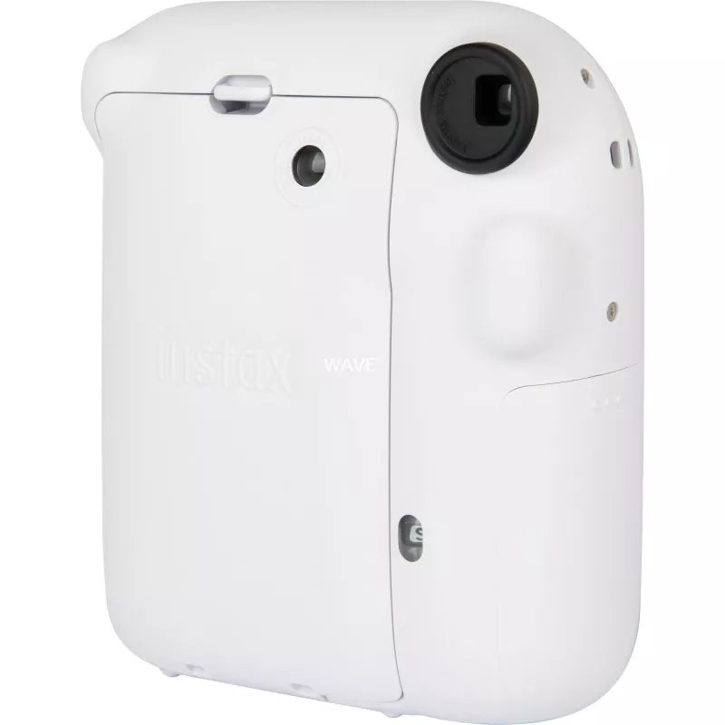 Cámara instantánea Fujifilm Instax Mini 12 Blanca — impresiones 86×54 mm, distancia focal 60 mm, pila AA