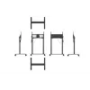 Soporte eléctrico con pantalla táctil AVTEK 1MV137 soporte móvil regulable en altura para pantallas interactivas