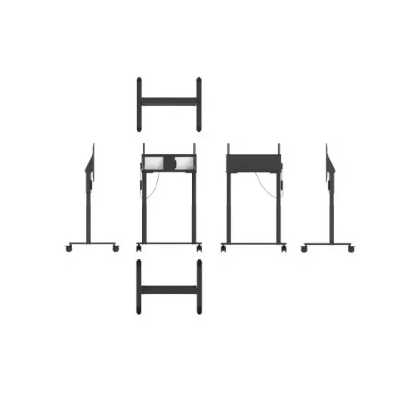 Soporte eléctrico con pantalla táctil AVTEK 1MV137 soporte móvil regulable en altura para pantallas interactivas